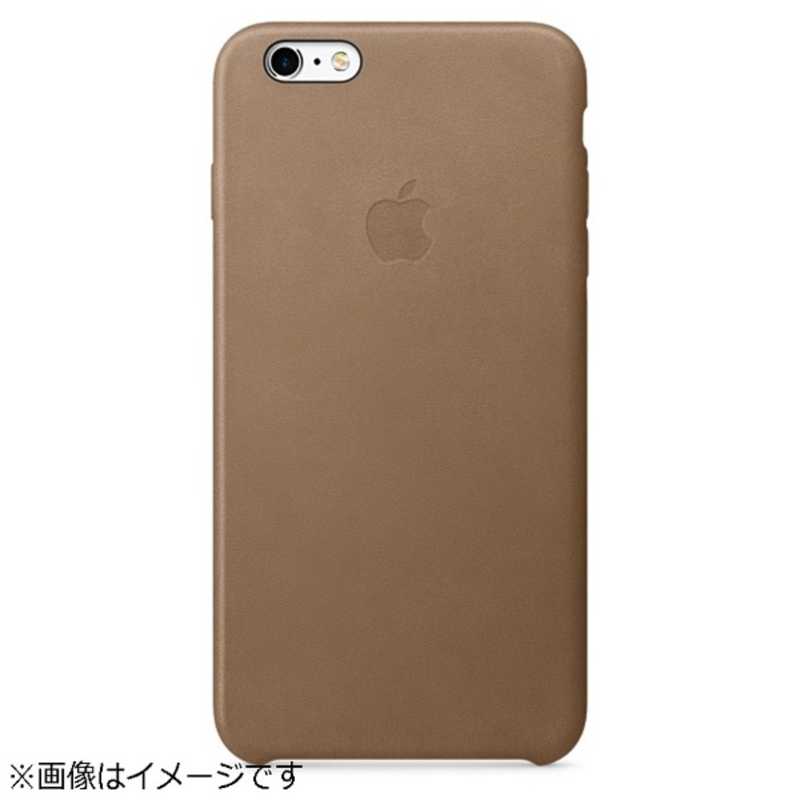 アップル アップル ｢純正｣iPhone 6s Plus/6 Plus用 レザーケース ブラウン MKX92FEA MKX92FEA