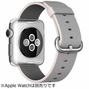 アップル Apple Watch 42mm 用交換バンド パールウーブンナイロン MMA72FEA