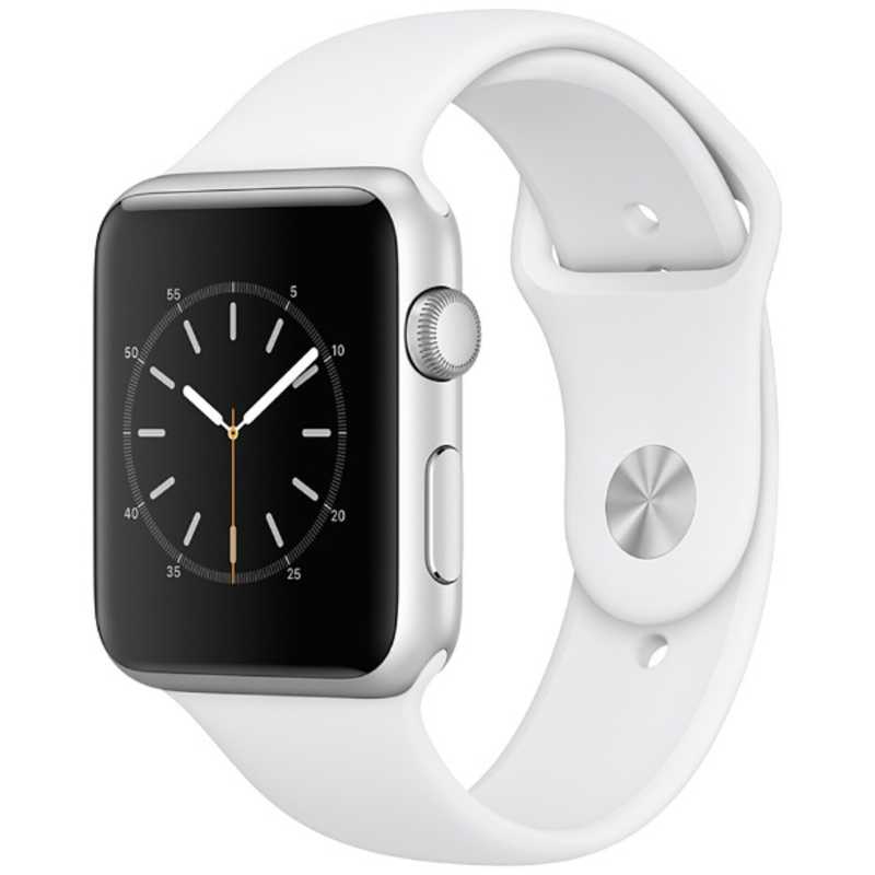 アップル アップル Apple Watch Series 1 42mm シルバーアルミニウムケースとホワイトスポーツバンド　MNNL2J/A MNNL2JA MNNL2JA