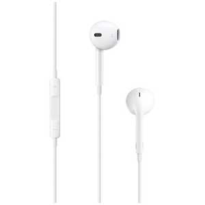 アップル 【純正】インナーイヤー型イヤホン EarPods with 3.5 mm Headphone Plug [φ3.5mm ミニプラグ] EARPODSWITH35MMHEAD