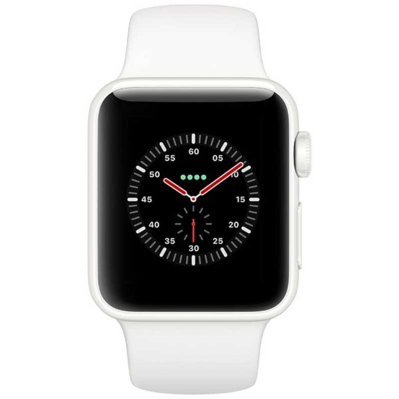 アップル アップル Apple Watch Edition（GPS + Cellularモデル） 38mm ホワイトセラミックケースとソフトホワイト/ペブルスポーツバンド　MQM32J/A MQM32JA MQM32JA