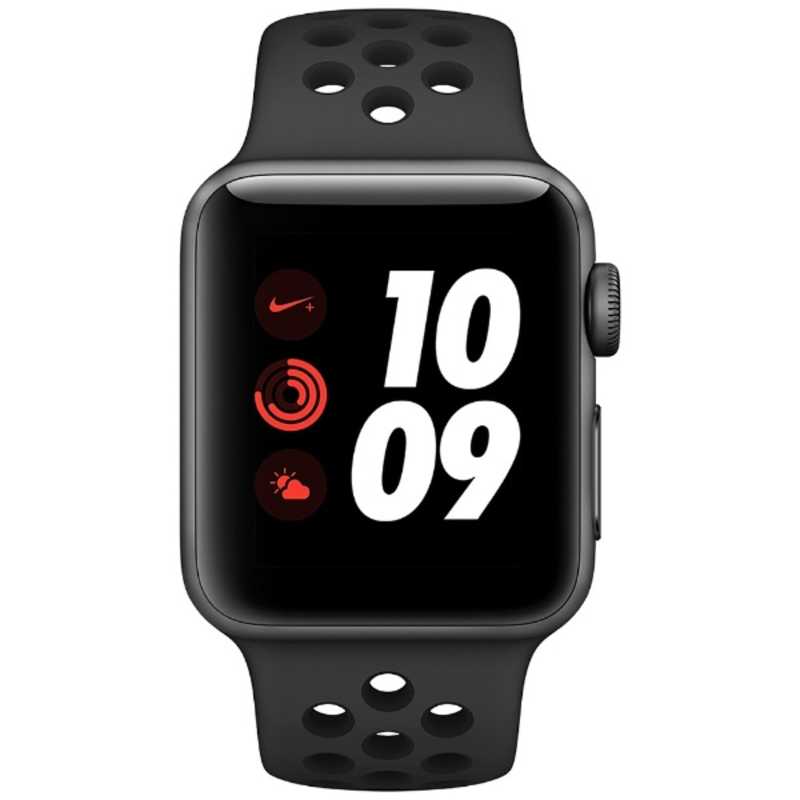 アップル アップル Apple Watch Nike+(GPS+Cellularモデル) 38mm MQM82J/A スペｰスグレイアルミニウムケｰスとアンスラサイト/ブラックNikeスポｰツバンド  MQM82J/A スペｰスグレイアルミニウムケｰスとアンスラサイト/ブラックNikeスポｰツバンド 