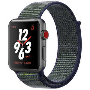 アップル Apple Watch Nike+ 38mmスペｰスグレイアルミニウムケｰスとミッドナイトフォグ MQMD2JA(Wat