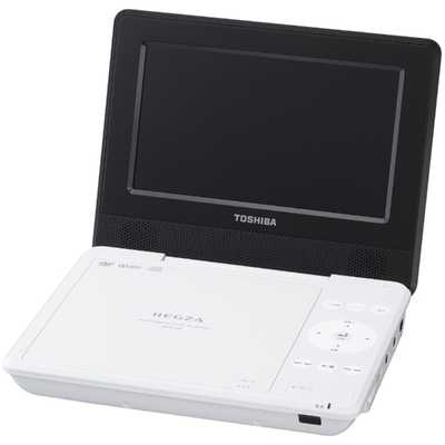 東芝 TOSHIBA ポータブルDVDプレーヤー REGZA(レグザ)[7V型ワイド] SD