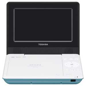 東芝　TOSHIBA 7V型 ポータブルDVDプレーヤー グリーン SD-P710S