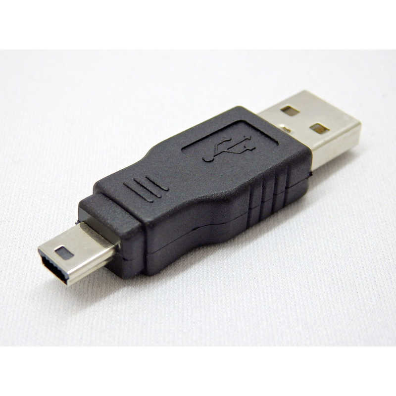 Mim Usb SSAサービス USB変換コネクタ USB A(オス) miniUSB(オス) miniUSB(オス) / USB A(オス) ブラック ...