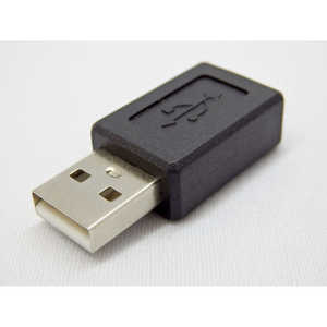 SSAサービス USB変換コネクタ miniUSB(メス) USB A(オス) ※OTG非対応 ブラック SMIFUAM