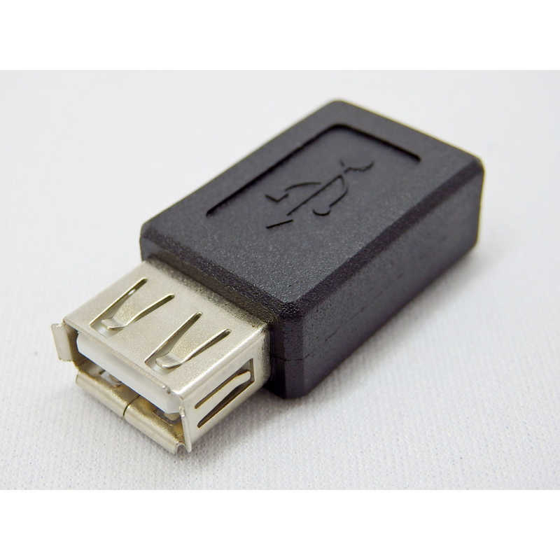 SSAサービス SSAサービス USB変換コネクタ miniUSB(メス) USB A(メス) ※OTG非対応 ブラック SMIFUAF SMIFUAF