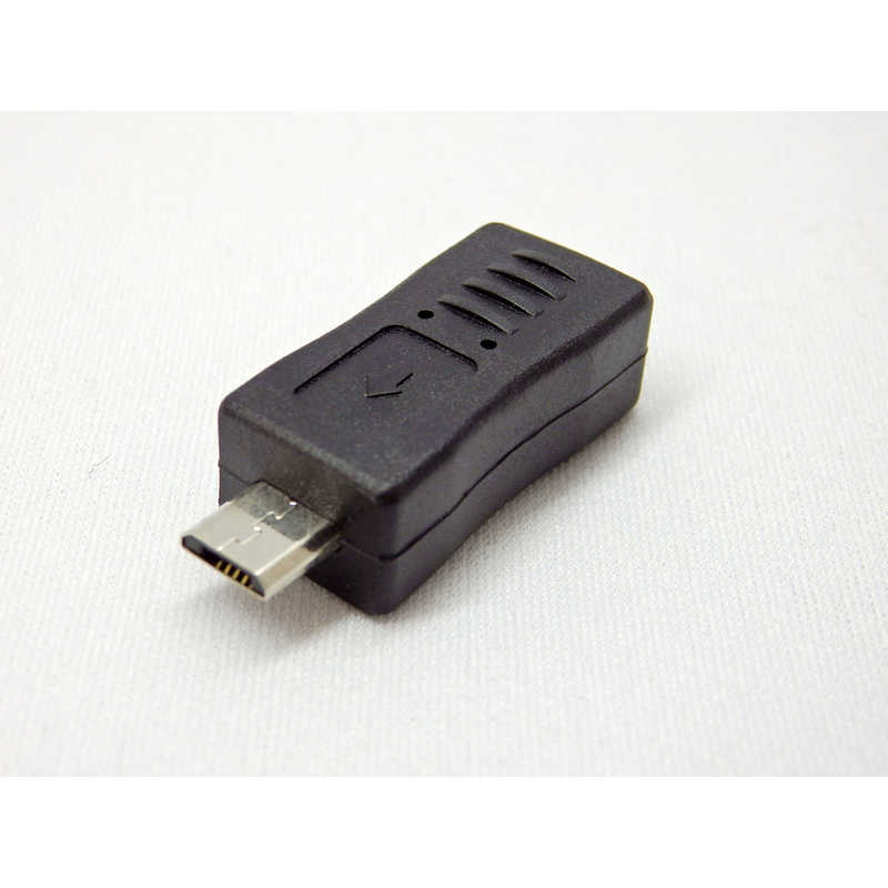SSAサービス SSAサービス USB変換コネクタ miniUSB(メス) microUSB(オス) ※OTG非対応 ブラック SMIFMCM SMIFMCM
