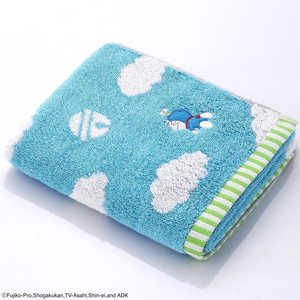 タオル美術館 MiRAi ドラえもん 雲 フェイスタオル(約34×80cm) ブルー