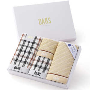 タオル美術館 NEWハウスチェック ウォッシュタオル×2 フェイスタオル×2ベージュ DAKS タオル美術館 NEWハウスチェック ウォッシュタオル×2 フェイスタオル×2ベージュ DAKS