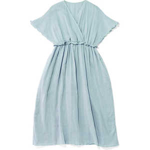 タオル美術館 シャルロット ガーゼカシュクールワンピース Lサイズ グリーン cococi beauty タオル美術館 シャルロット ガーゼカシュクールワンピース Lサイズ グリーン cococi beauty