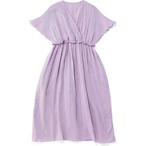 タオル美術館 シャルロット ガーゼカシュクールワンピース Lサイズ ラベンダー cococi beauty タオル美術館 シャルロット ガーゼカシュクールワンピース Lサイズ ラベンダー cococi beauty