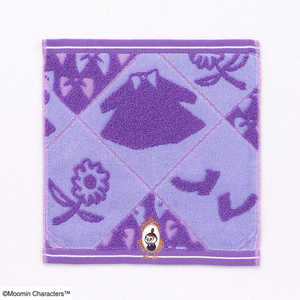 一広 Moomin ムーミン タオルハンカチ リトルミイクローゼット/パープル MOOMINHTOWEL 一広 Moomin ムーミン タオルハンカチ リトルミイクローゼット/パープル MOOMINHTOWEL
