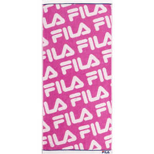 タオル美術館 FILA(フィラ)総柄 フェイスタオル(約34×75cm) パープル タオル美術館 FILA(フィラ)総柄 フェイスタオル(約34×75cm) パープル