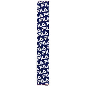 タオル美術館 FILA(フィラ)総柄 マフラータオル(約15×110cm) ネイビー タオル美術館 FILA(フィラ)総柄 マフラータオル(約15×110cm) ネイビー