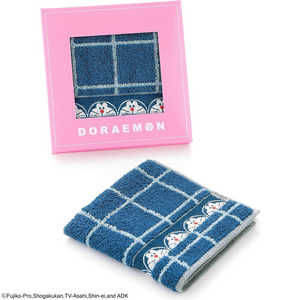 タオル美術館 MiRAi ドラえもん チェック タオルハンカチ(約25×25cm) 1枚 ネイビー タオル美術館 MiRAi ドラえもん チェック タオルハンカチ(約25×25cm) 1枚 ネイビー