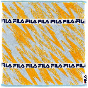 タオル美術館 FILA(フィラ)ロゴボーダー タオルハンカチ(約25×25cm) イエロー タオル美術館 FILA(フィラ)ロゴボーダー タオルハンカチ(約25×25cm) イエロー