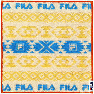 タオル美術館 FILA(フィラ)ノルディック タオルハンカチ(約25×25cm) イエロー タオル美術館 FILA(フィラ)ノルディック タオルハンカチ(約25×25cm) イエロー