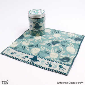 タオル美術館 ジャム瓶 タオルハンカチ グリーン MOOMIN タオル美術館 ジャム瓶 タオルハンカチ グリーン MOOMIN