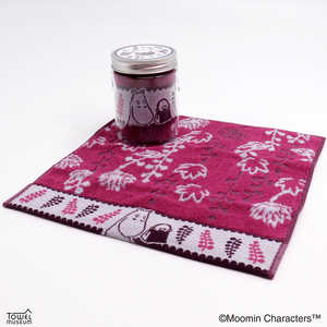 タオル美術館 ジャム瓶 タオルハンカチ パープル MOOMIN タオル美術館 ジャム瓶 タオルハンカチ パープル MOOMIN