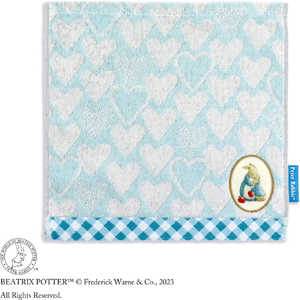 タオル美術館 PETER RABBIT ハート タオルハンカチ ブルー タオル美術館 PETER RABBIT ハート タオルハンカチ ブルー