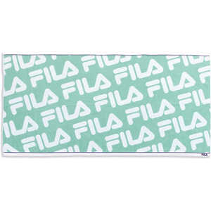 タオル美術館 FILA(フィラ)総柄 ボディタオル(約70×140cm) グリーン タオル美術館 FILA(フィラ)総柄 ボディタオル(約70×140cm) グリーン