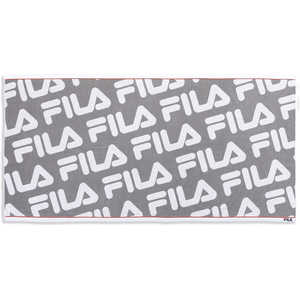 タオル美術館 FILA(フィラ)総柄 ボディタオル(約70×140cm) グレー タオル美術館 FILA(フィラ)総柄 ボディタオル(約70×140cm) グレー