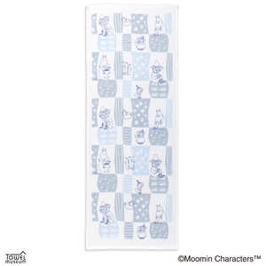 タオル美術館 楽しいひととき 手ぬぐいタオル ブルー MOOMIN タオル美術館 楽しいひととき 手ぬぐいタオル ブルー MOOMIN