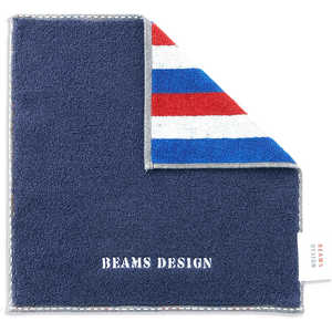 タオル美術館 リバースストライプ タオルハンカチ ネイビー BEAMS タオル美術館 リバースストライプ タオルハンカチ ネイビー BEAMS