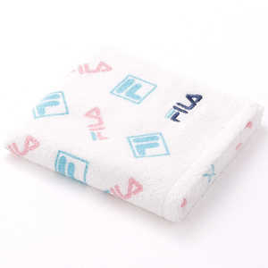 タオル美術館 FILA(フィラ)ロゴミックス フェイスタオル(約34×75cm) ブルー