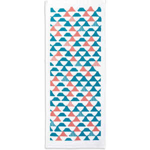 タオル美術館 三角並べ 浴用タオル ブルー さいか タオル美術館 三角並べ 浴用タオル ブルー さいか