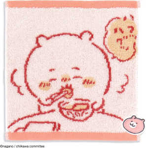 タオル美術館 おうち タオルハンカチ ピンク ちいかわ 
