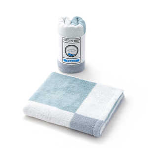 タオル美術館 TOWEL LAUNDRY the ベーシック ミニバスタオル 約45×100cm ブルー 23-3013200B