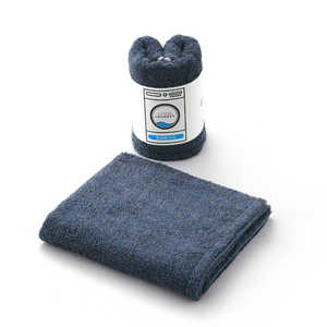 タオル美術館 TOWEL LAUNDRY ふっくらボリューム ミニバスタオル 約45×100cm ブルー 23-3033250B