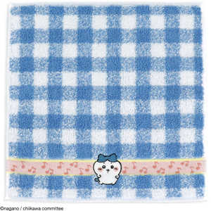 タオル美術館 音符 タオルハンカチ ブルー ちいかわ 