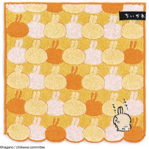 タオル美術館 おかお タオルハンカチ イエロー ちいかわ 