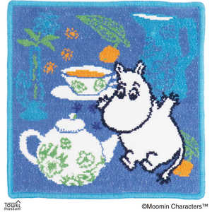 タオル美術館 ぴょん タオルハンカチ ネイビー MOOMIN タオル美術館 ぴょん タオルハンカチ ネイビー MOOMIN