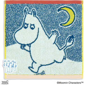 タオル美術館 いたずら タオルハンカチ ブルー MOOMIN タオル美術館 いたずら タオルハンカチ ブルー MOOMIN