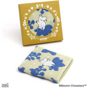 タオル美術館 ごきげん タオルハンカチ ブルー MOOMIN タオル美術館 ごきげん タオルハンカチ ブルー MOOMIN