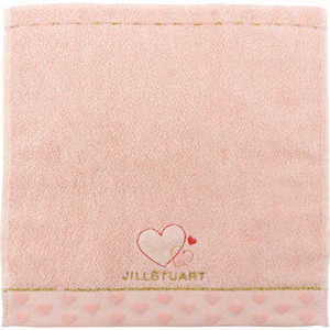 タオル美術館 ポイントハート タオルハンカチ ピンク JILLSTUART タオル美術館 ポイントハート タオルハンカチ ピンク JILLSTUART