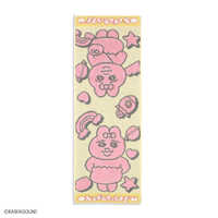 タオル美術館 おっきい コンパクトタオル ピンク おぱんちゅうさぎ の