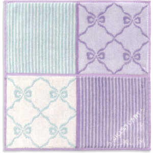 タオル美術館 リボンストライプ タオルハンカチ パープル JILLSTUART タオル美術館 リボンストライプ タオルハンカチ パープル JILLSTUART