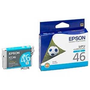 ＜コジマ＞ エプソン EPSON インクカートリッジ シアン ICC46画像