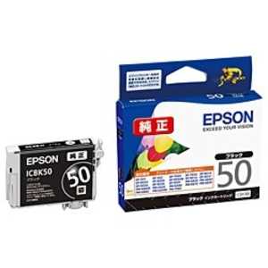 ＜コジマ＞ エプソン EPSON インクカートリッジ ブラック ICBK50画像
