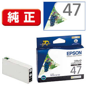 ＜コジマ＞ エプソン EPSON インクカートリッジ ブラック ICBK47