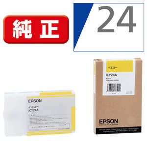 ＜コジマ＞ エプソン EPSON インクカートリッジ (イエロー) ICY24A