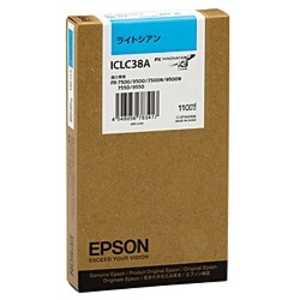 エプソン　EPSON インクカｰトリッジ (ライトシアン) ICLC38A (ライトシアン)