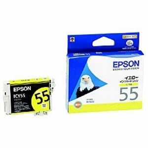 エプソン　EPSON インクカｰトリッジ ICY55 (イエロｰ)