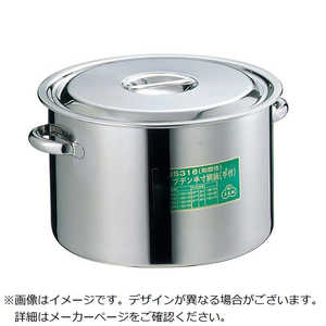 江部松商事 EBM モリブデン 半寸胴鍋(目盛付)42cm 手付 0003000 江部松商事 EBM モリブデン 半寸胴鍋(目盛付)42cm 手付 0003000